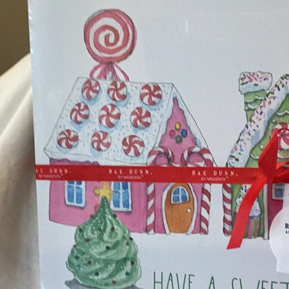 Rae Dunn HAVE A SWEET CHRISTMAS cork backed placemats - Set of 4